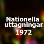 Nationella uttagningar 1972
