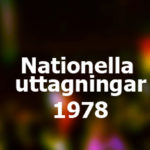 Nationella uttagningar 1978