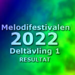 Resultat: Deltävling 1, Melodifestivalen 2022