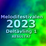 Resultat: Deltävling 1, Melodifestivalen 2023