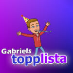Gabriels första topplista inför Eurovision 2023