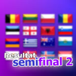 Resultatet av semi 2 i Eurovision 2023